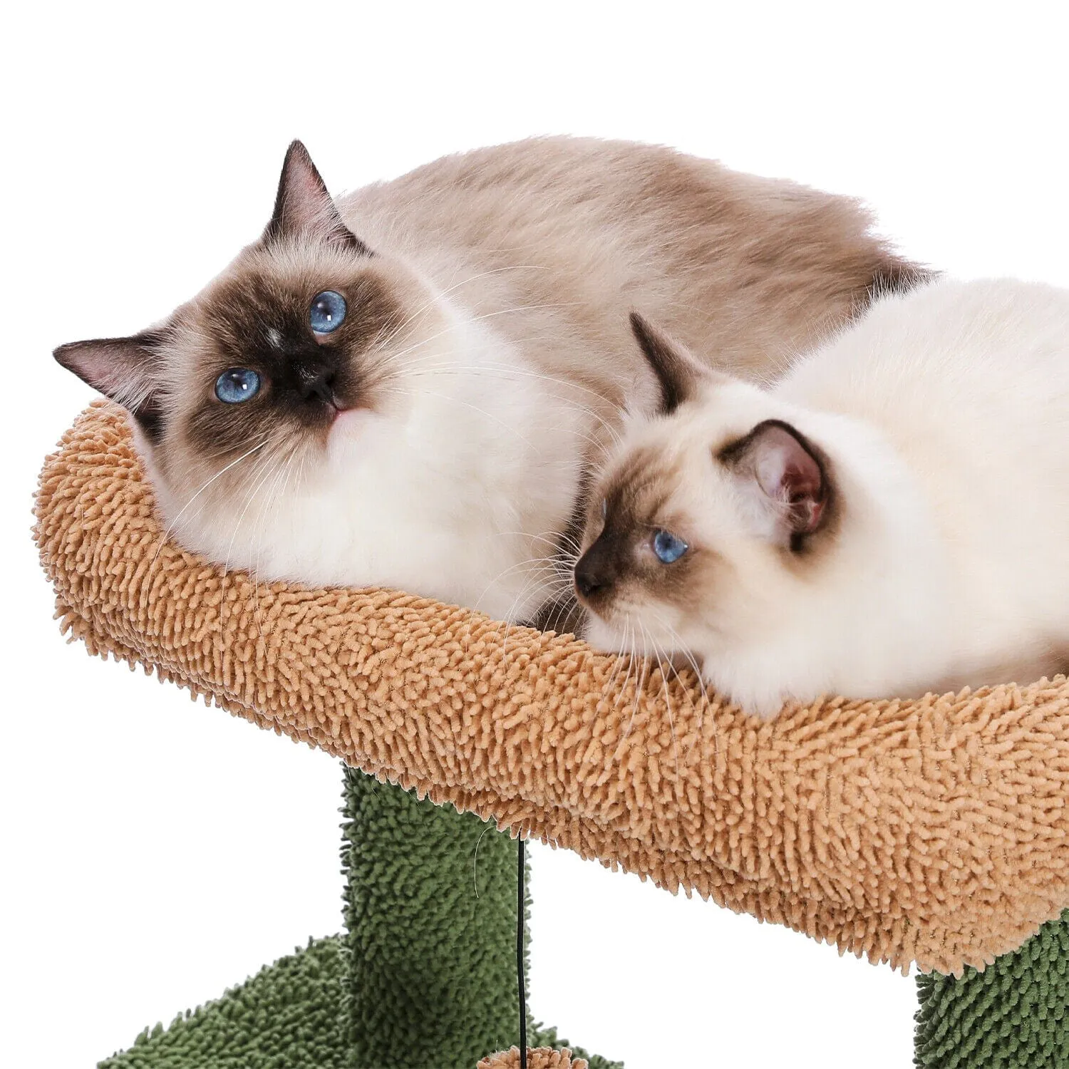 41" Cactus Cat Scratching Post / Tree / Pole - Green