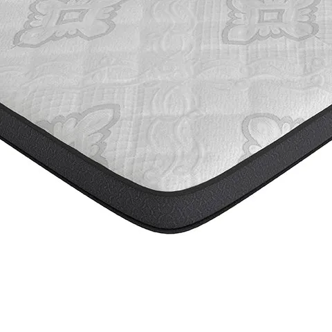 6" Full Tight Top Foam Mattress - Santa Barbara  Full Mattress White and Charcoal | Coaster