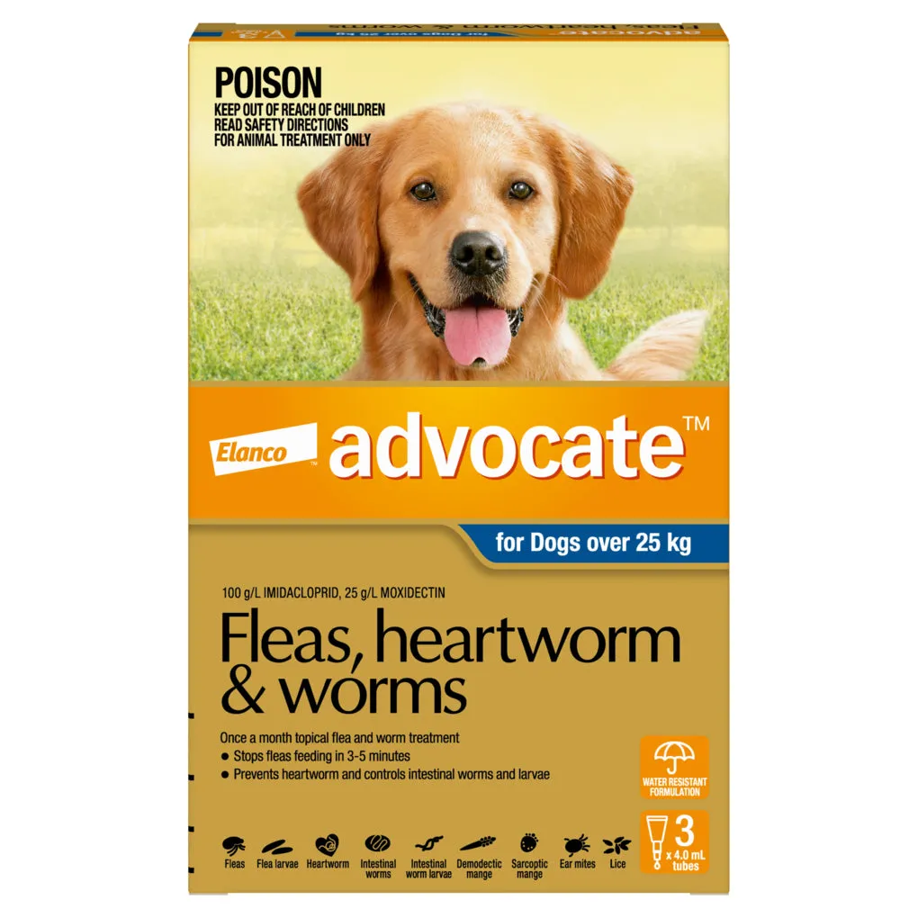 Advocate for Dogs Over 25kg 3 Months