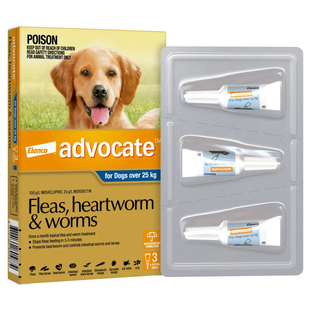 Advocate for Dogs Over 25kg 3 Months