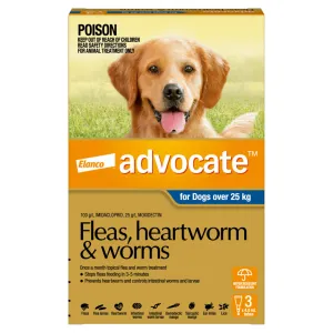 Advocate for Dogs Over 25kg 3 Months