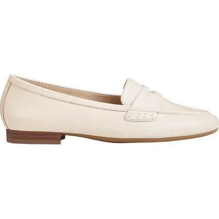 Aerosoles Women's MAP Out Loafer Bone Leather Slip On Shoes