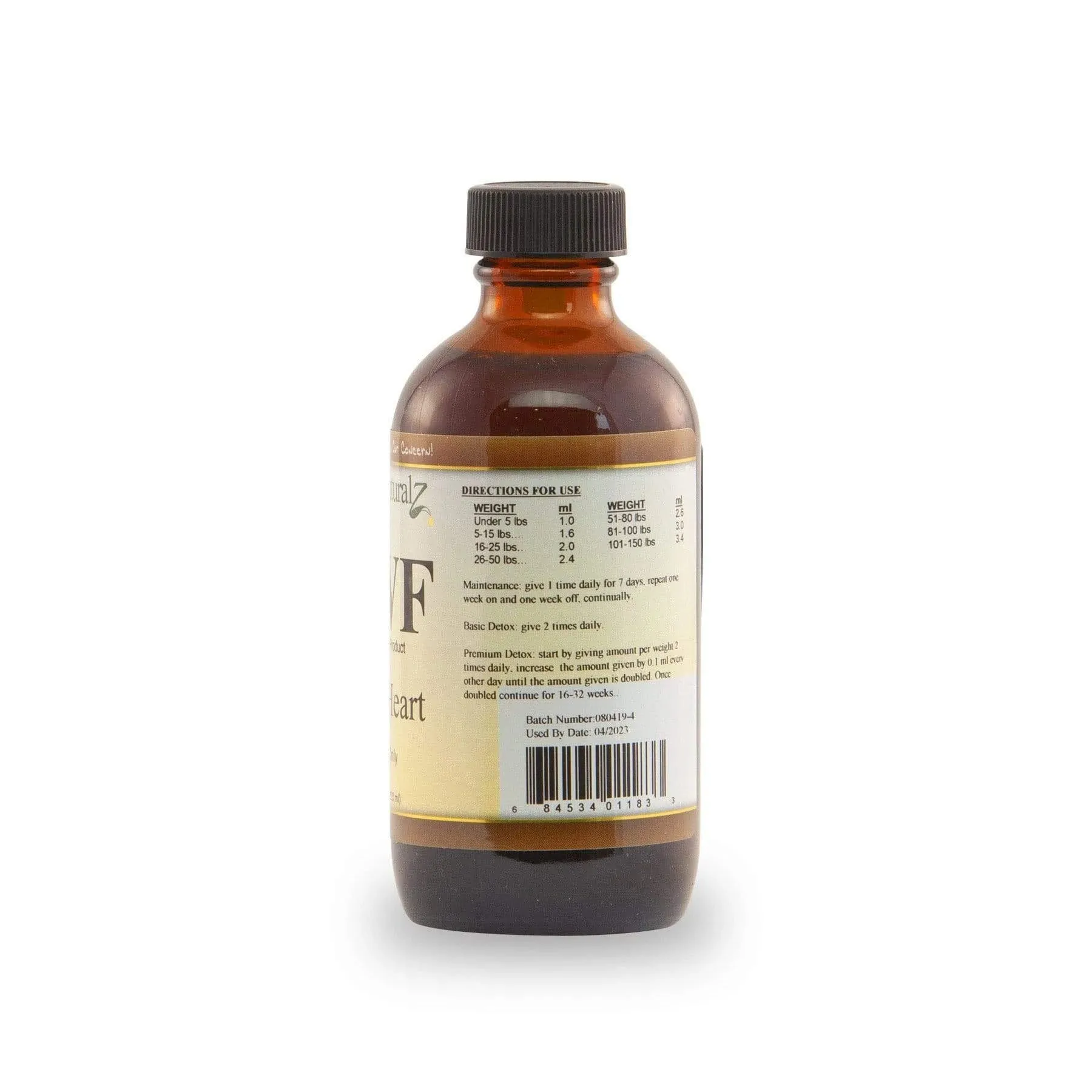 Amber Naturalz HWF Clean Heart: For dogs - Prevention & Treatment, 4 Ounce