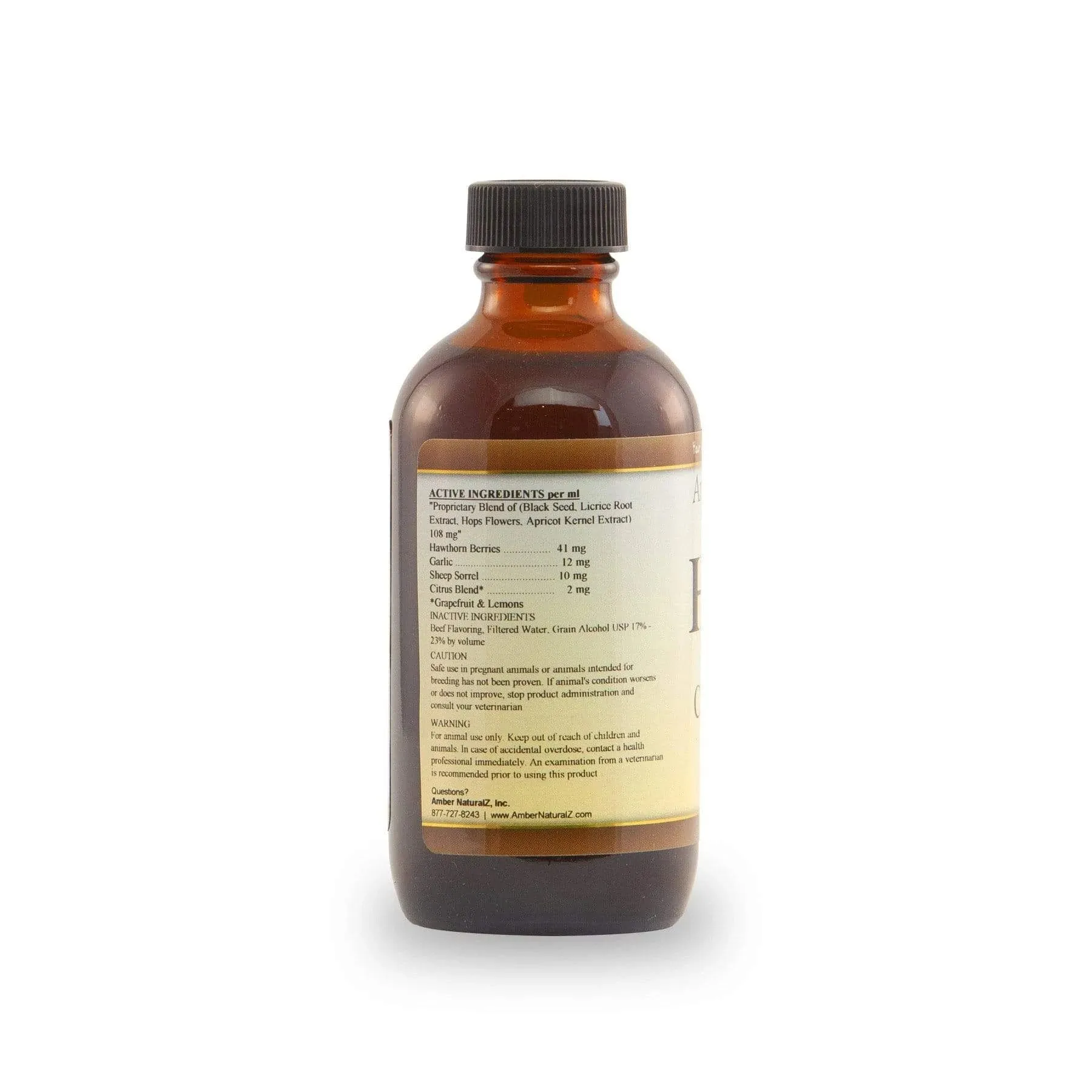Amber Naturalz HWF Clean Heart: For dogs - Prevention & Treatment, 4 Ounce