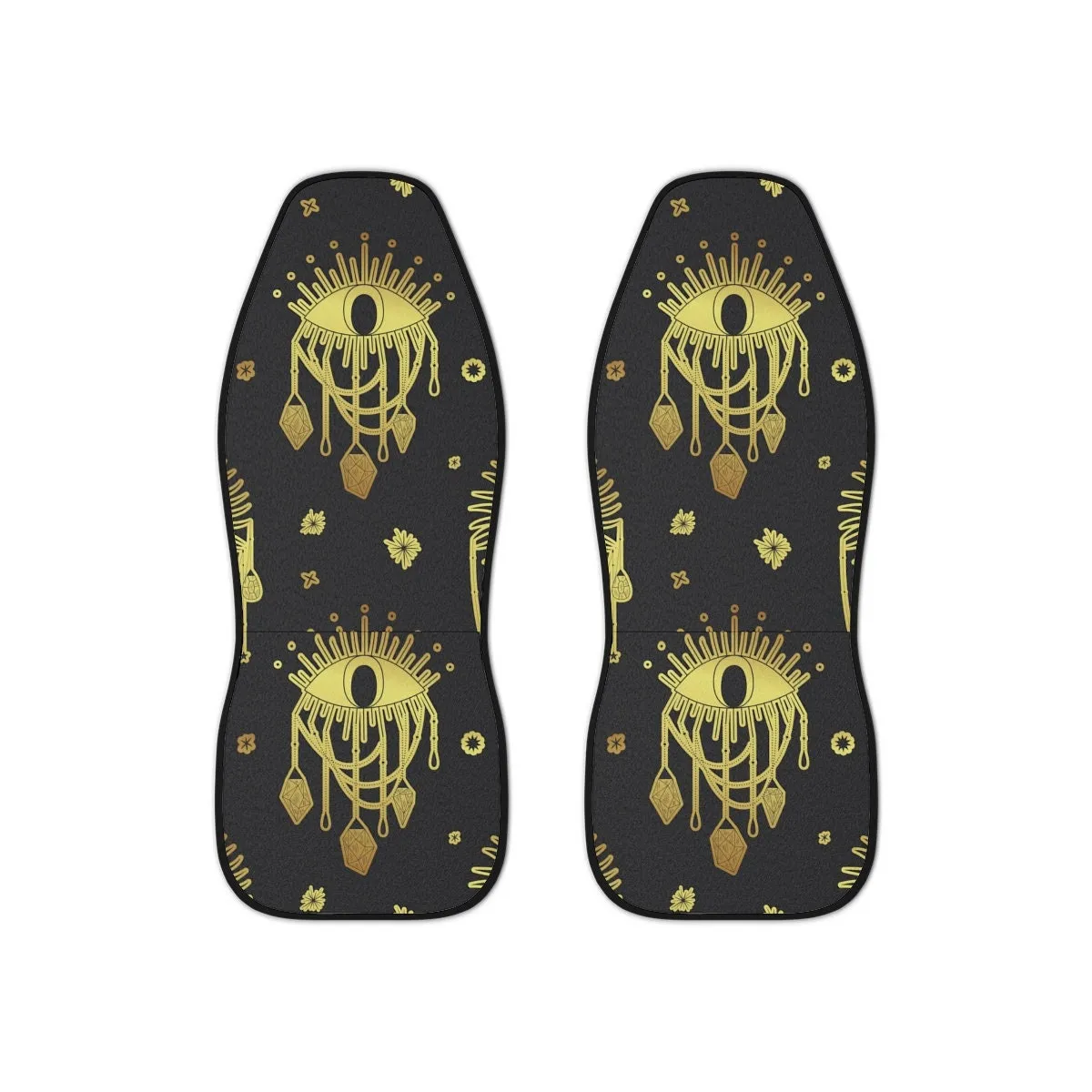 Car Seat Covers, Sun Cute Car Accessories for Women, Hippie Car Decor, Third Eye Universal Car Chair Cover, Boho Gothic Vehicle Seat Cover