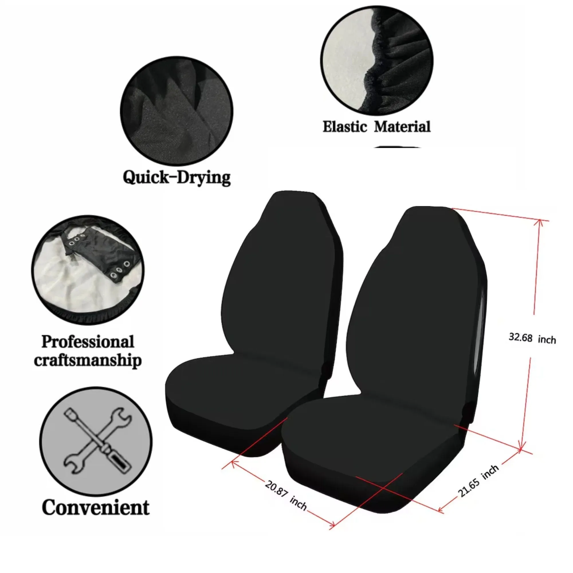 Car Seat Covers, Sun Cute Car Accessories for Women, Hippie Car Decor, Third Eye Universal Car Chair Cover, Boho Gothic Vehicle Seat Cover
