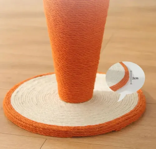 Cat Kitten Carrot Shaped Scratching Scratcher Tree Toy