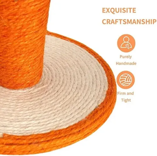Cat Kitten Carrot Shaped Scratching Scratcher Tree Toy