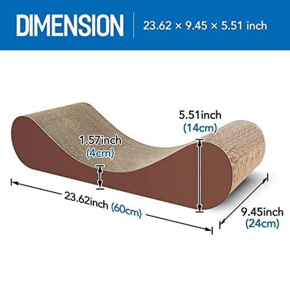 Cat Scratcher Cardboard Lounge Bed