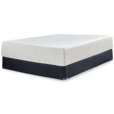 Chime 12 Inch Memory Foam Queen Mattress in a Box with Head-Foot Model Best Queen Adjustable Base