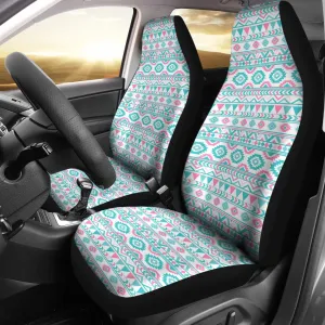 Custom Car Seat Covers - Aztec Pattern #113 | Pink Tribal Car Seat Covers, Boho Car Accessories, Front Seat Covers