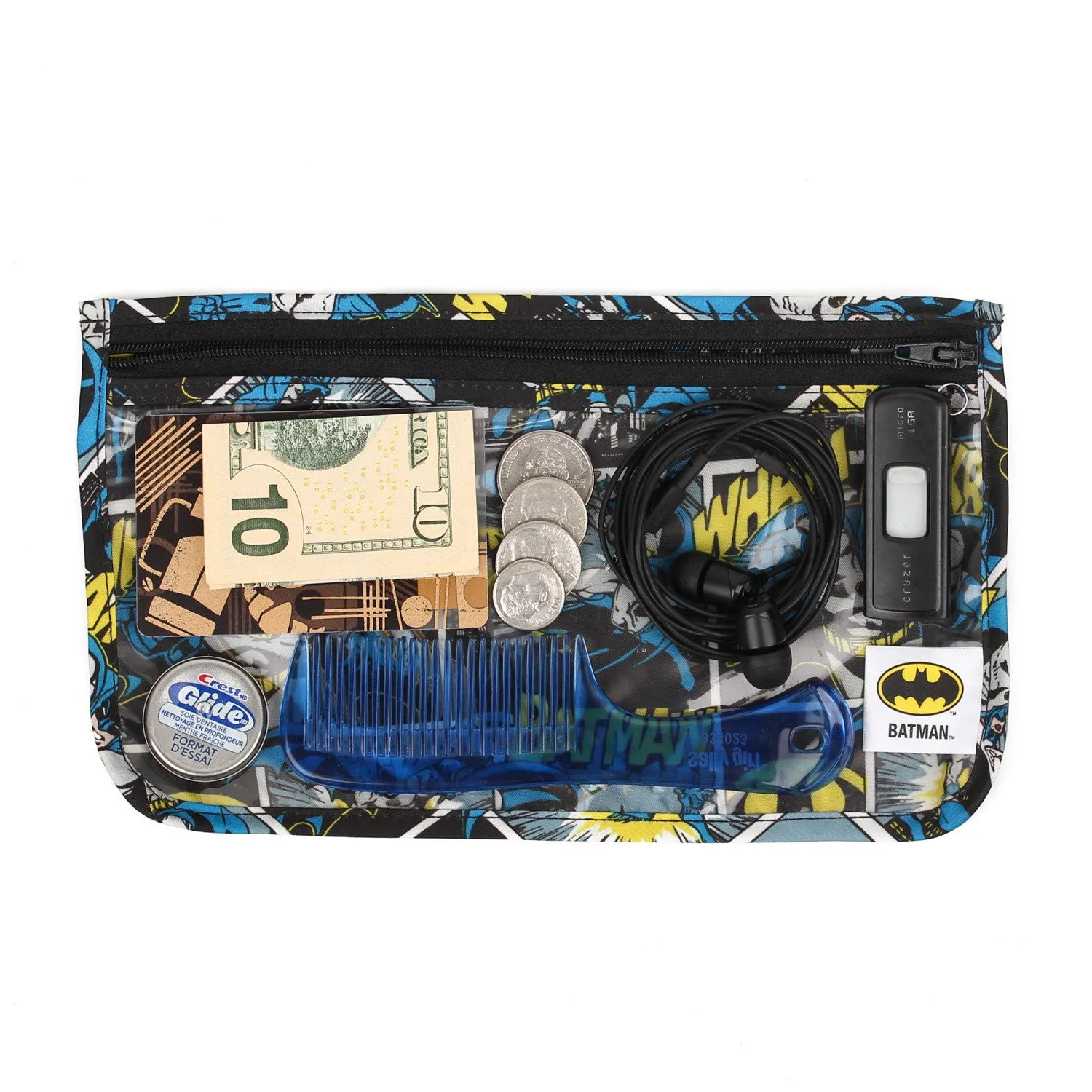 DC Comics Clear Travel Bag 3 Pack