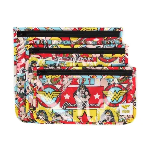 DC Comics Clear Travel Bag 3 Pack