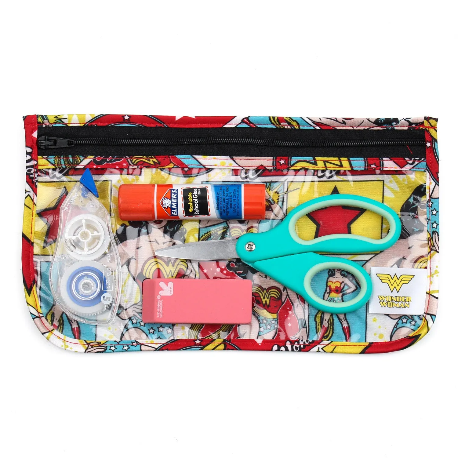 DC Comics Clear Travel Bag 3 Pack