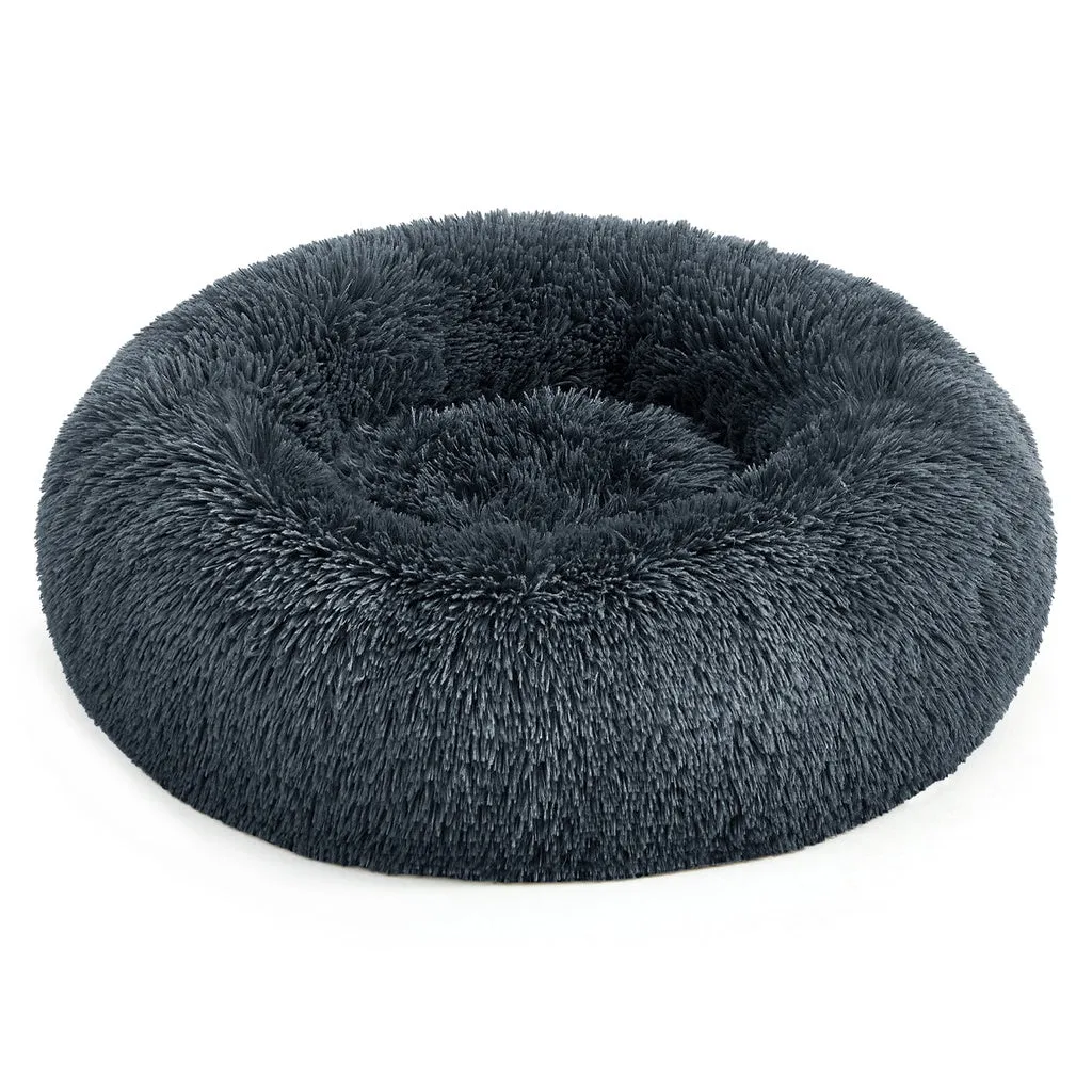 Dog Bed with Removable Washable Cusion Dark Gray