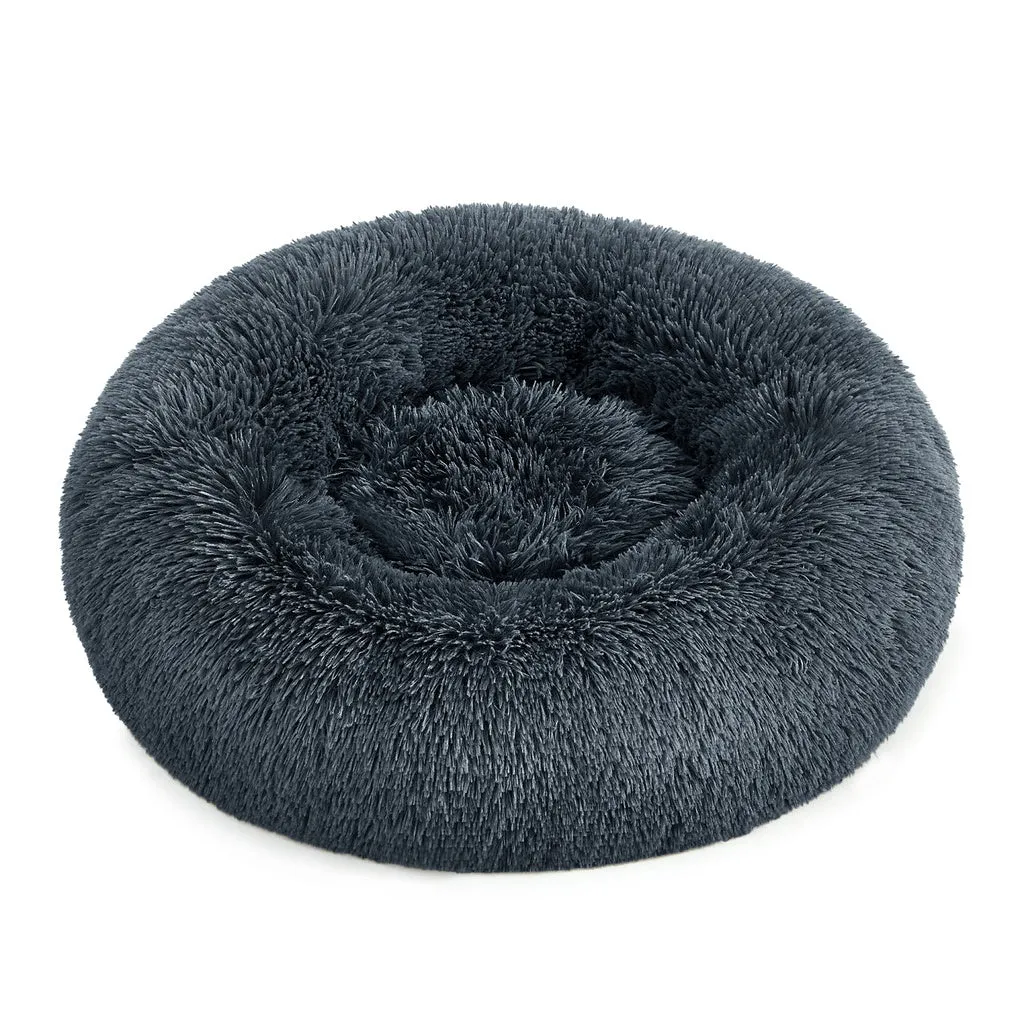 Dog Bed with Removable Washable Cusion Dark Gray