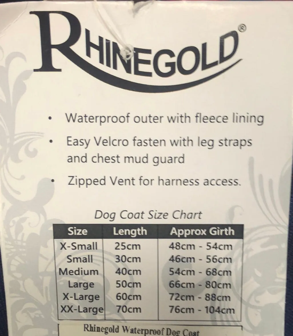 dog waterproof coat