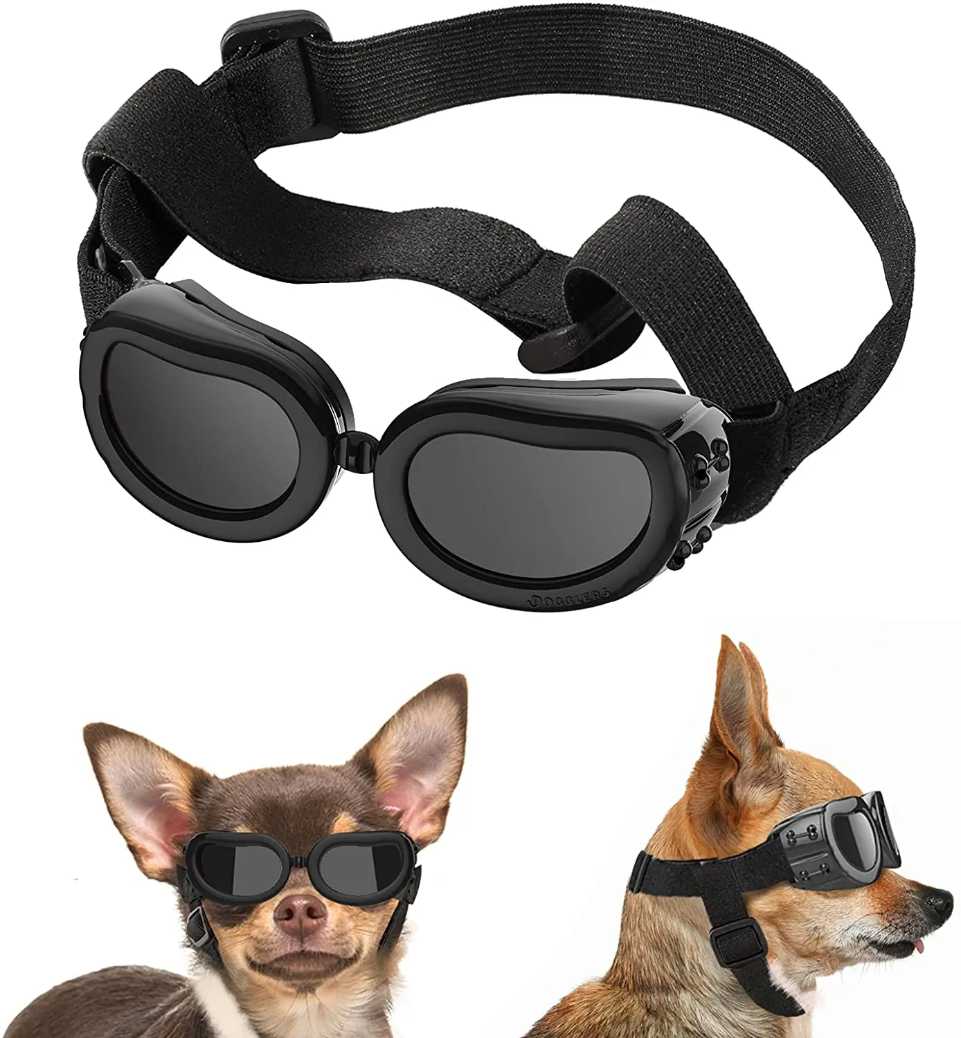 Dog Windproof Sunglasses & Helmet Set