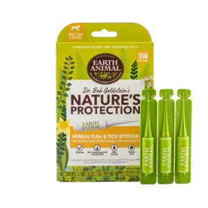 Earth Animal Nature’s Protection™ Flea & Tick Herbal Spot-On For Dogs