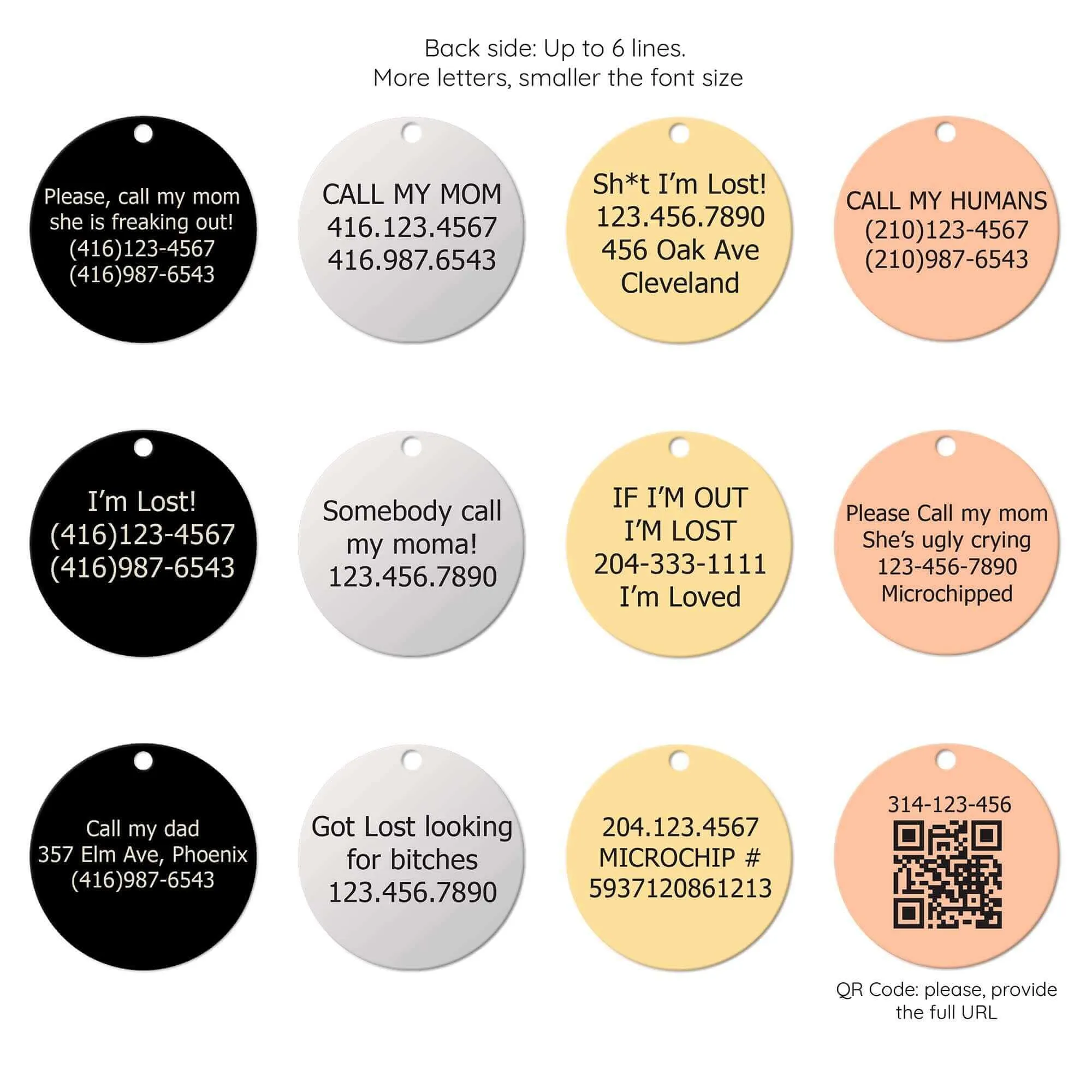 Engraved Dog Tags Canada - Lila