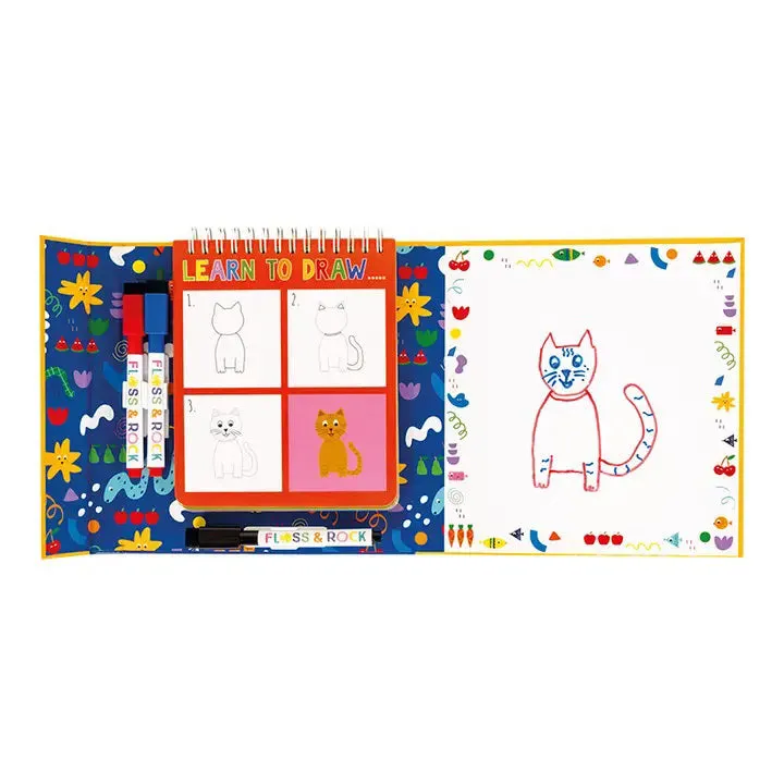FLOSS AND ROCK - PETS LEARN TO DRAW