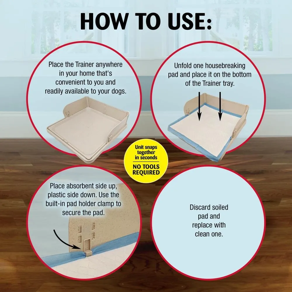 Four Paws Wee-Wee Pad On Target Trainer Pee Pad Tray