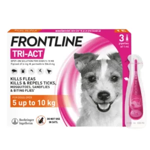 Frontline Tri-Act Spot On Solution For Dogs - 5-10kg