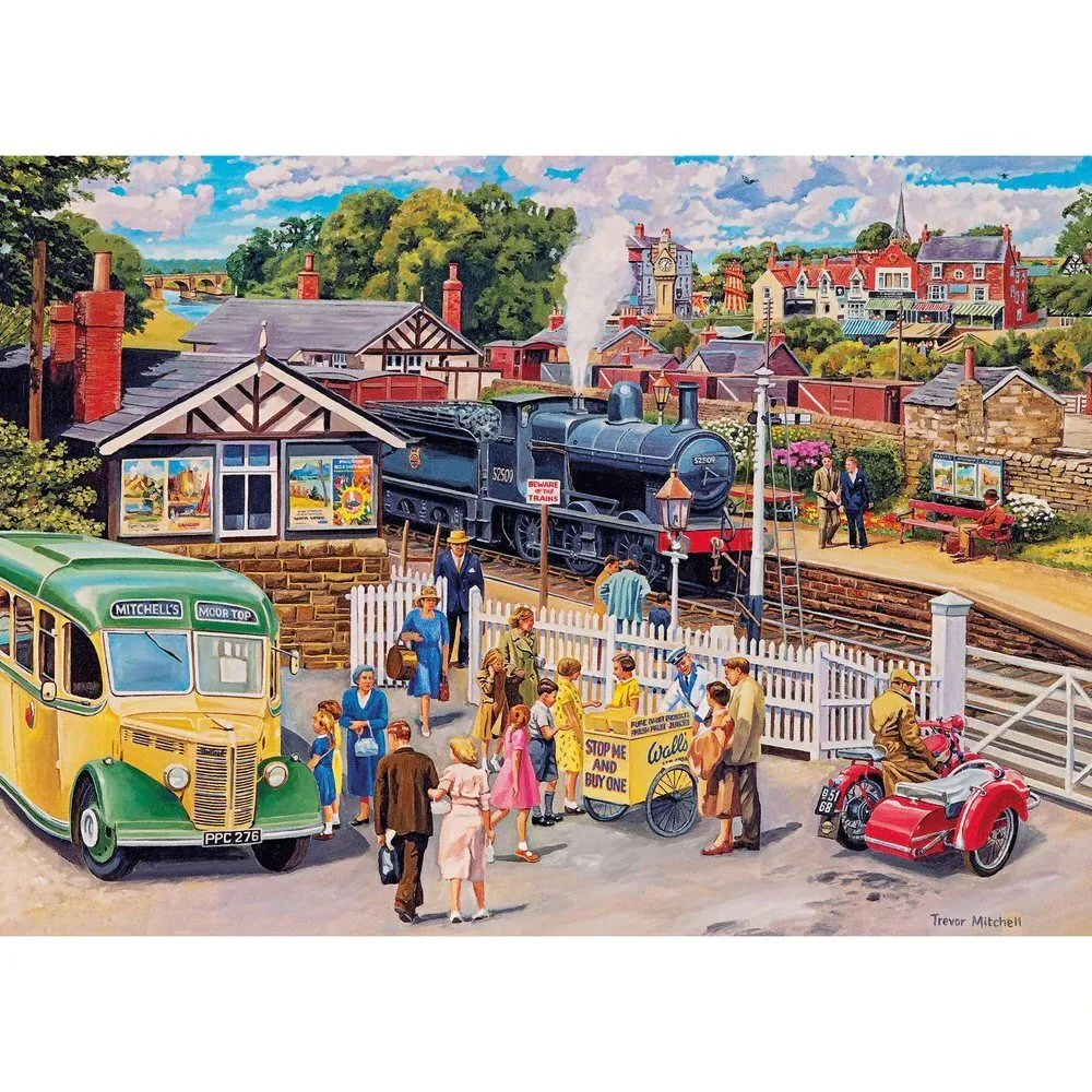 Gibsons Games 1000 Piece 'Treats at the Station' Jigsaw Puzzle
