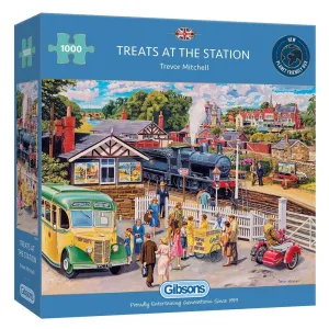 Gibsons Games 1000 Piece 'Treats at the Station' Jigsaw Puzzle