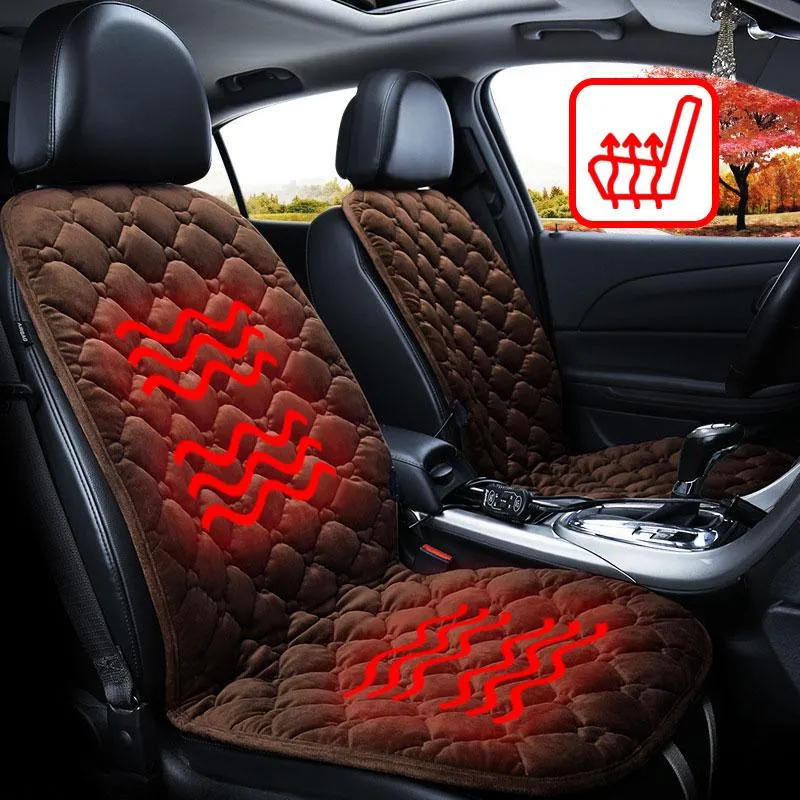 Heated Seat Cushions 12-Volt Winter Car Seat Heating Pads Warmer Protector