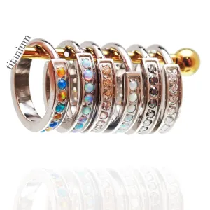 Huggie-Style 10mm Titanium Clicker 16g
