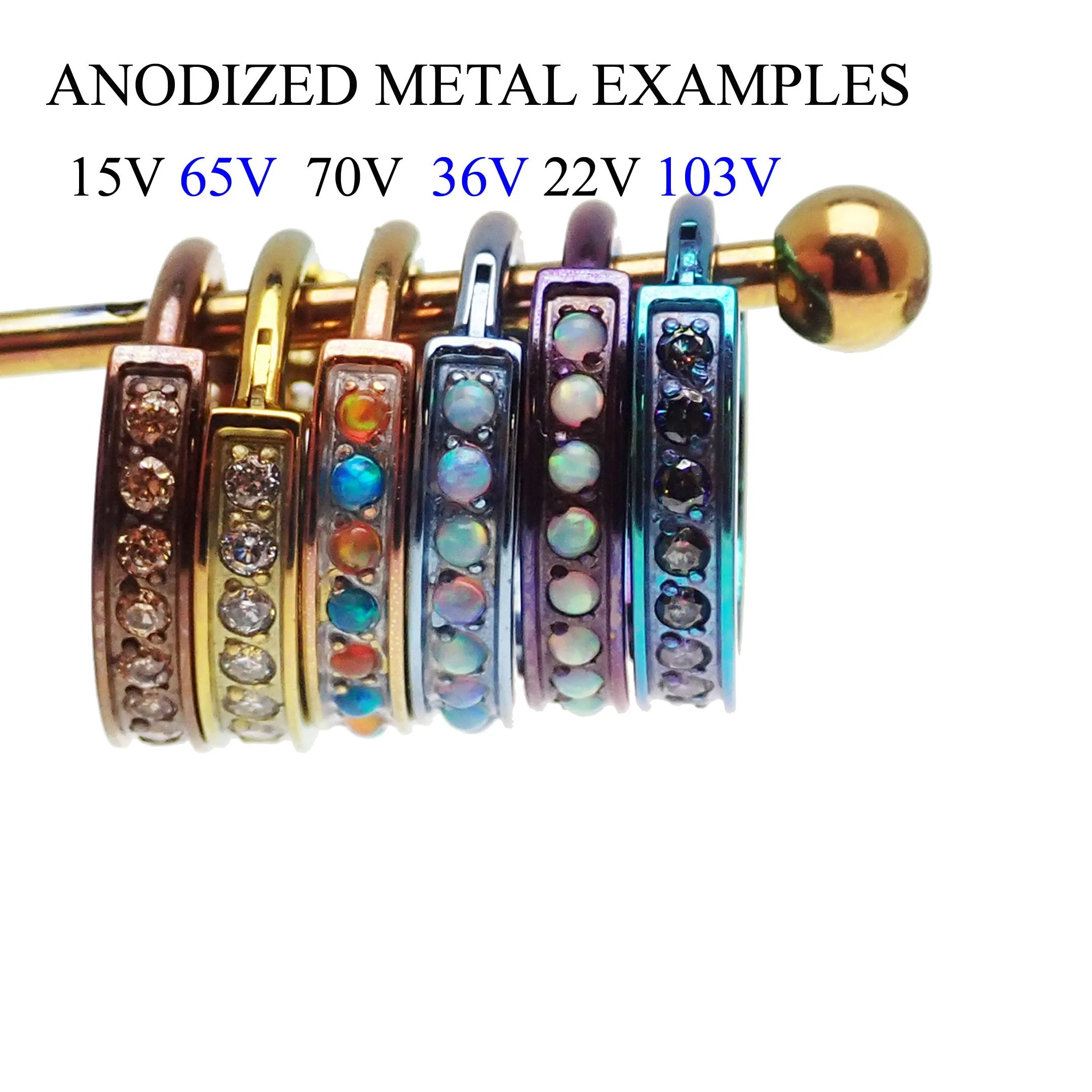 Huggie-Style 10mm Titanium Clicker 16g