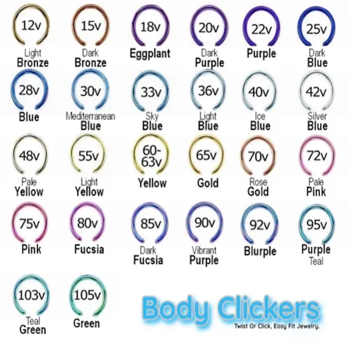 Huggie-Style 10mm Titanium Clicker 16g