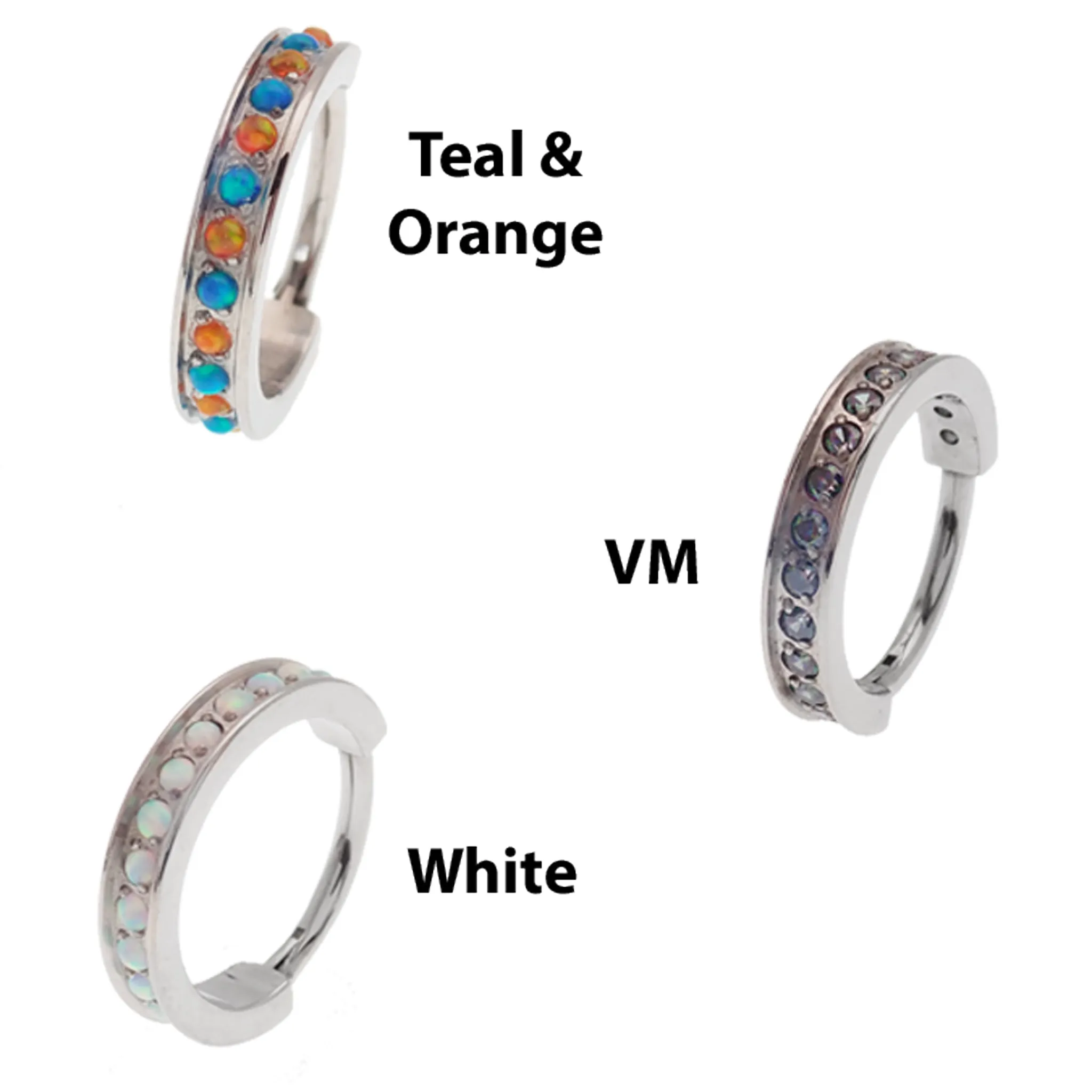 Huggie-Style 10mm Titanium Clicker 16g