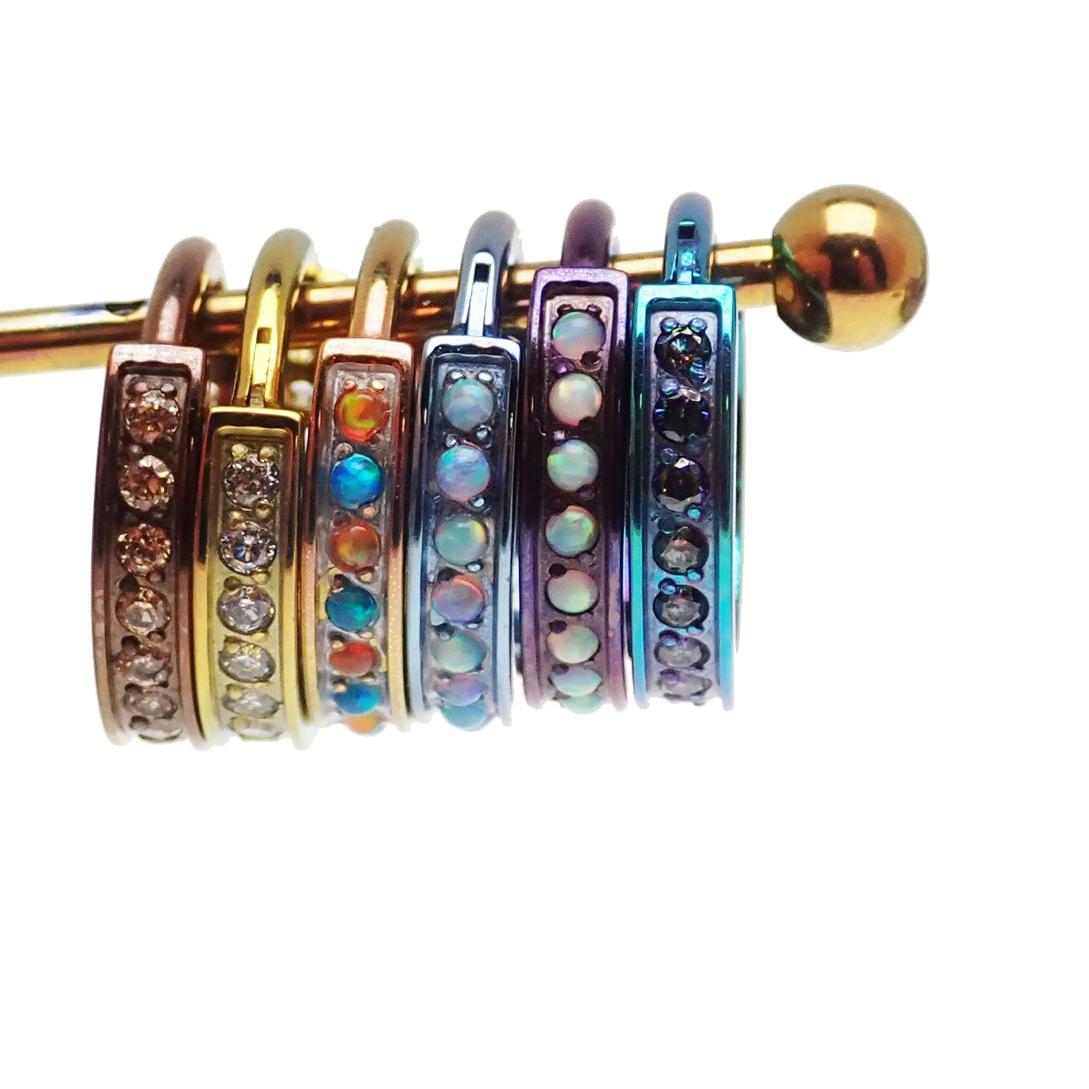 Huggie-Style 10mm Titanium Clicker 16g