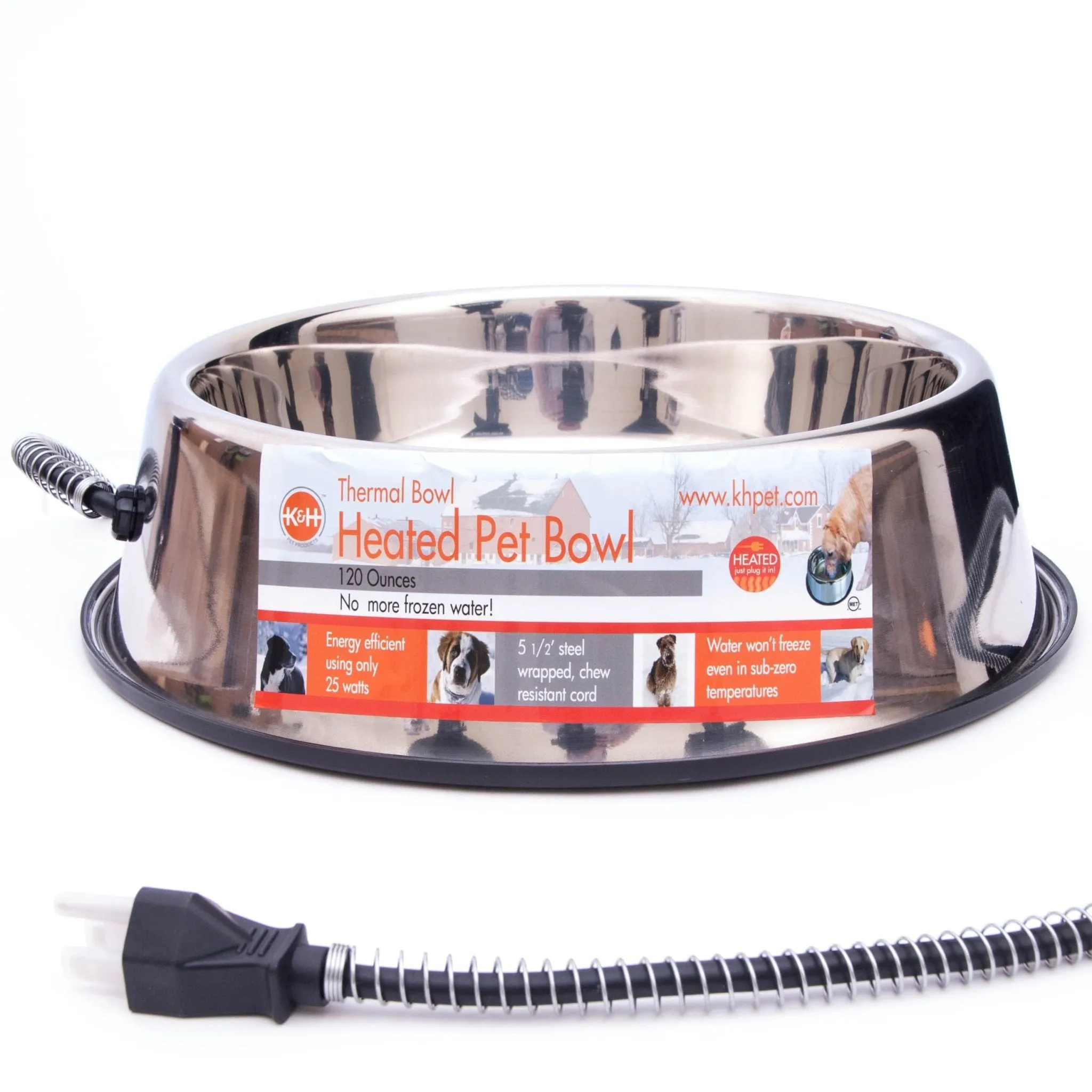 K&H Heated Water Bowl, 120 oz