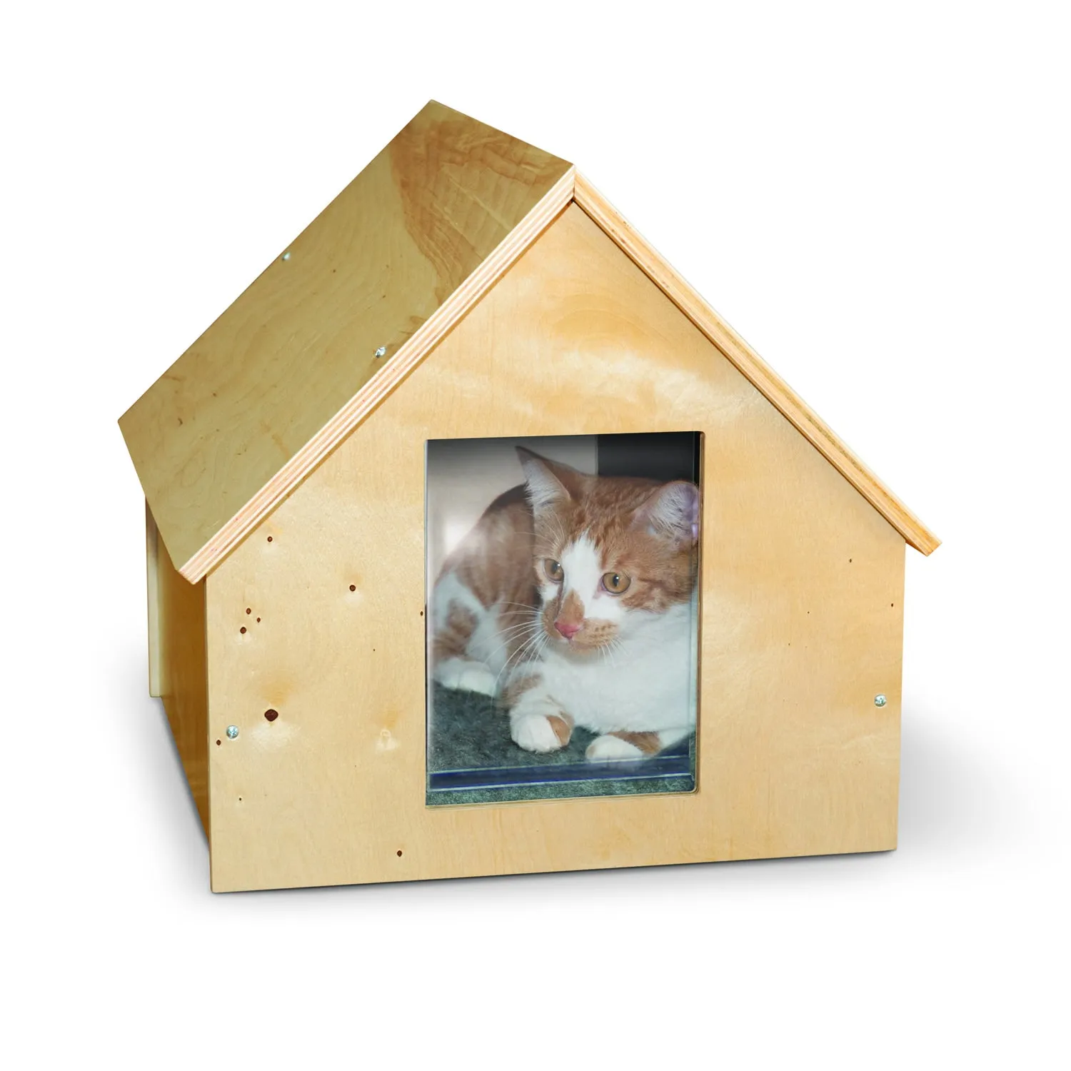 K&H Thermo Birchwood Manor Kitty Home - (Heated & Unheated)