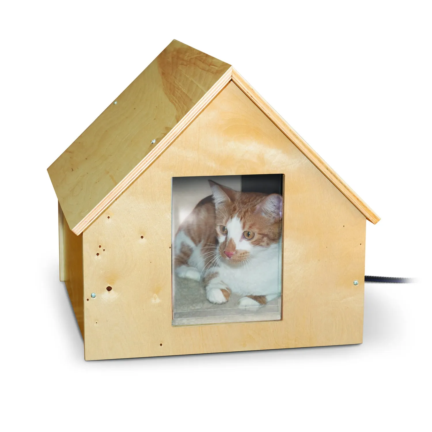 K&H Thermo Birchwood Manor Kitty Home - (Heated & Unheated)