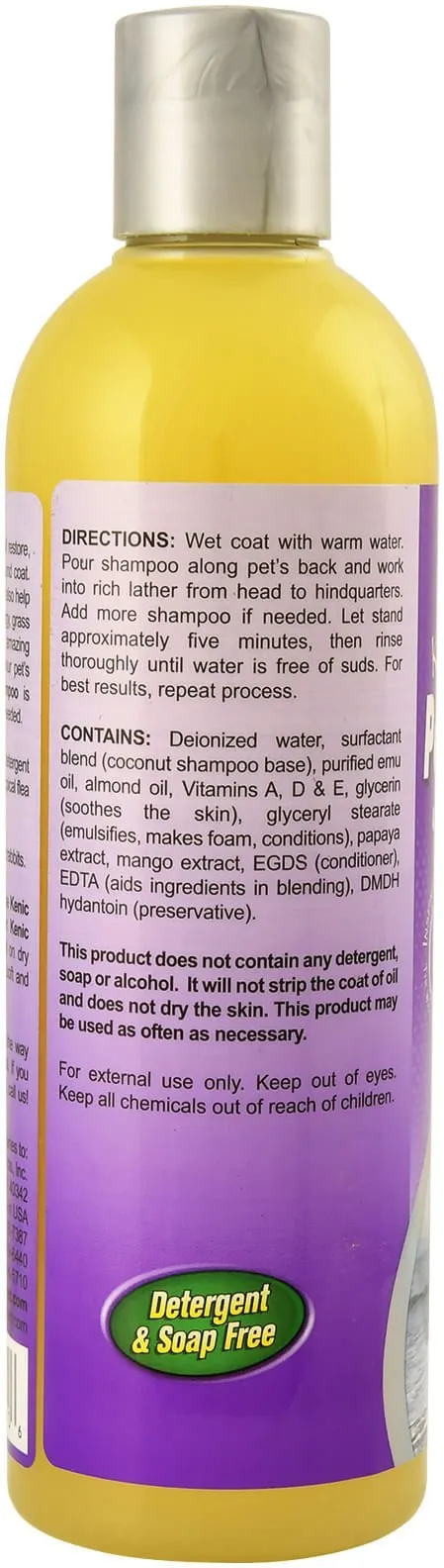 Kenic Kalaya Emu Oil Pet Shampoo