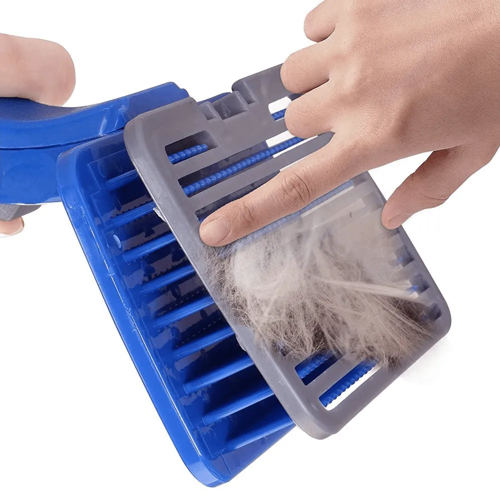 Kiki N Pooch Blue Slicker Brush for Dogs and Cats (10cm)