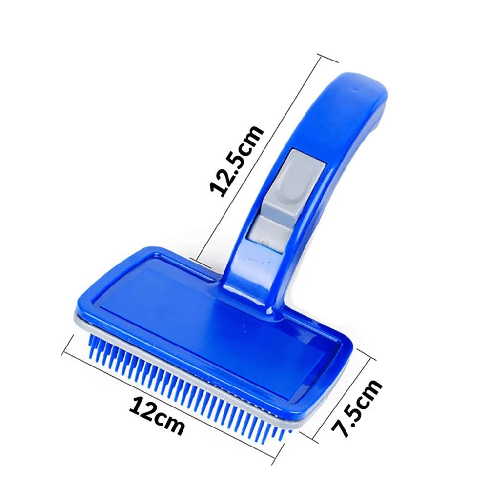 Kiki N Pooch Blue Slicker Brush for Dogs and Cats (10cm)