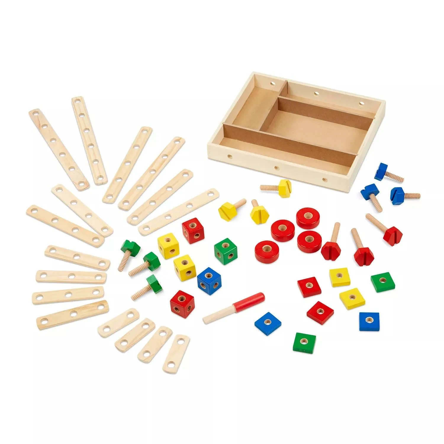 Melissa & Doug construction set in Melissa & Doug box