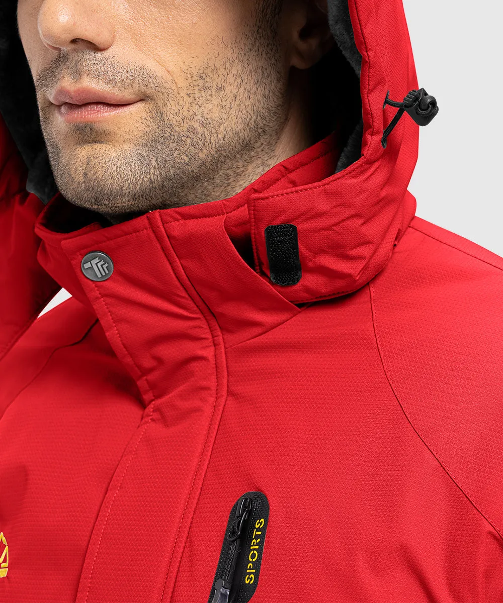 Men's Parka Shell Insulated Snow Ski Jacket