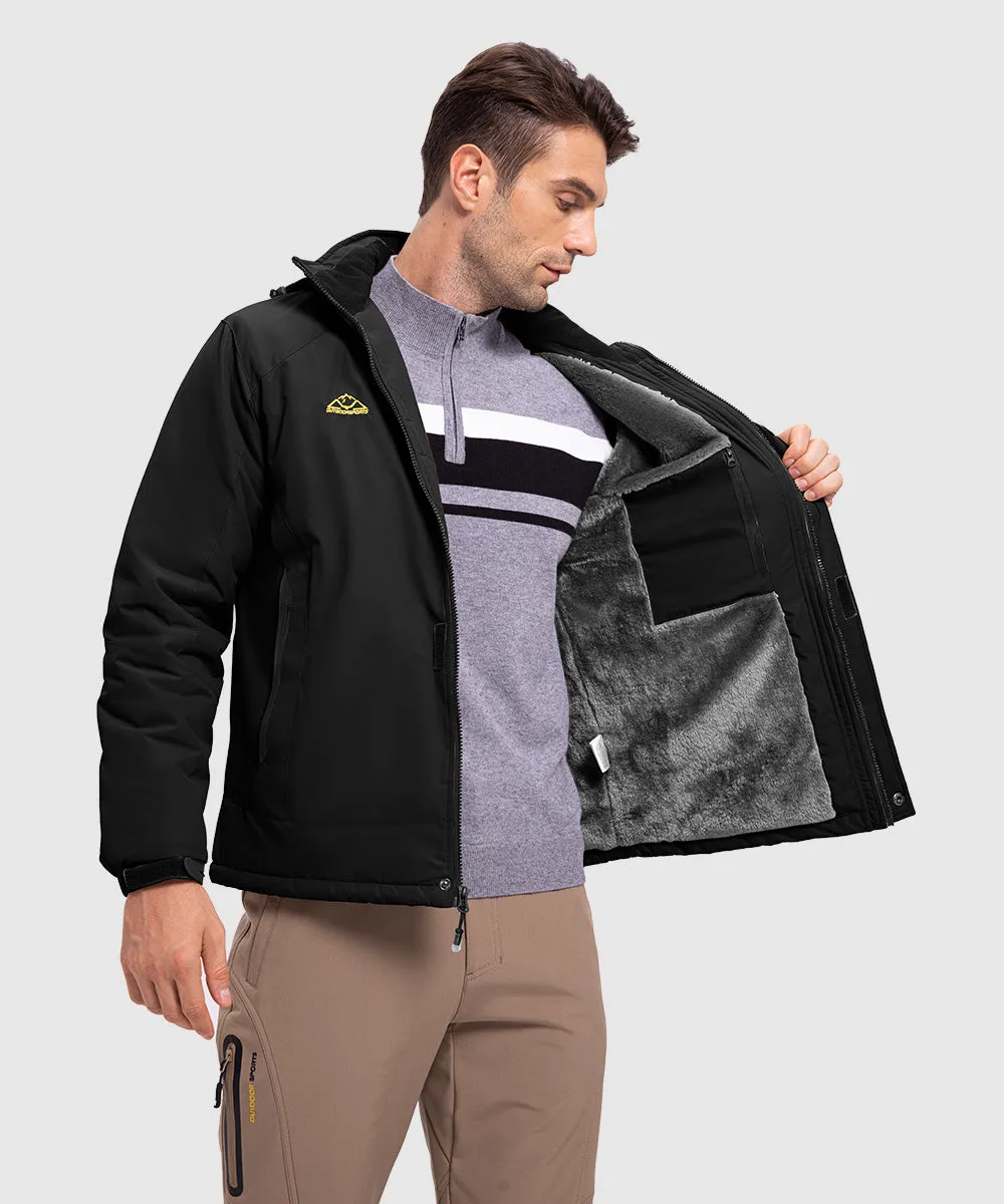 Men's Parka Shell Insulated Snow Ski Jacket