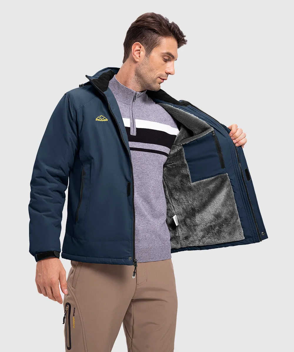 Men's Parka Shell Insulated Snow Ski Jacket