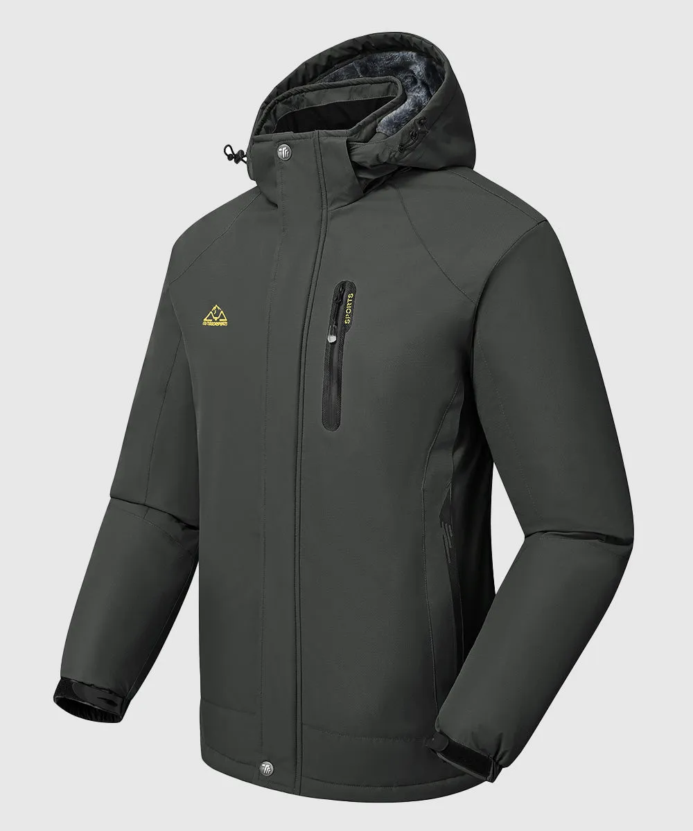 Men's Parka Shell Insulated Snow Ski Jacket