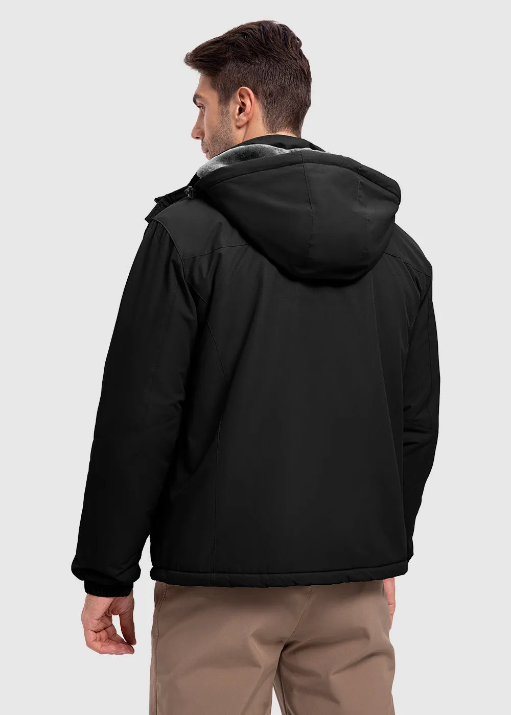 Men's Parka Shell Insulated Snow Ski Jacket