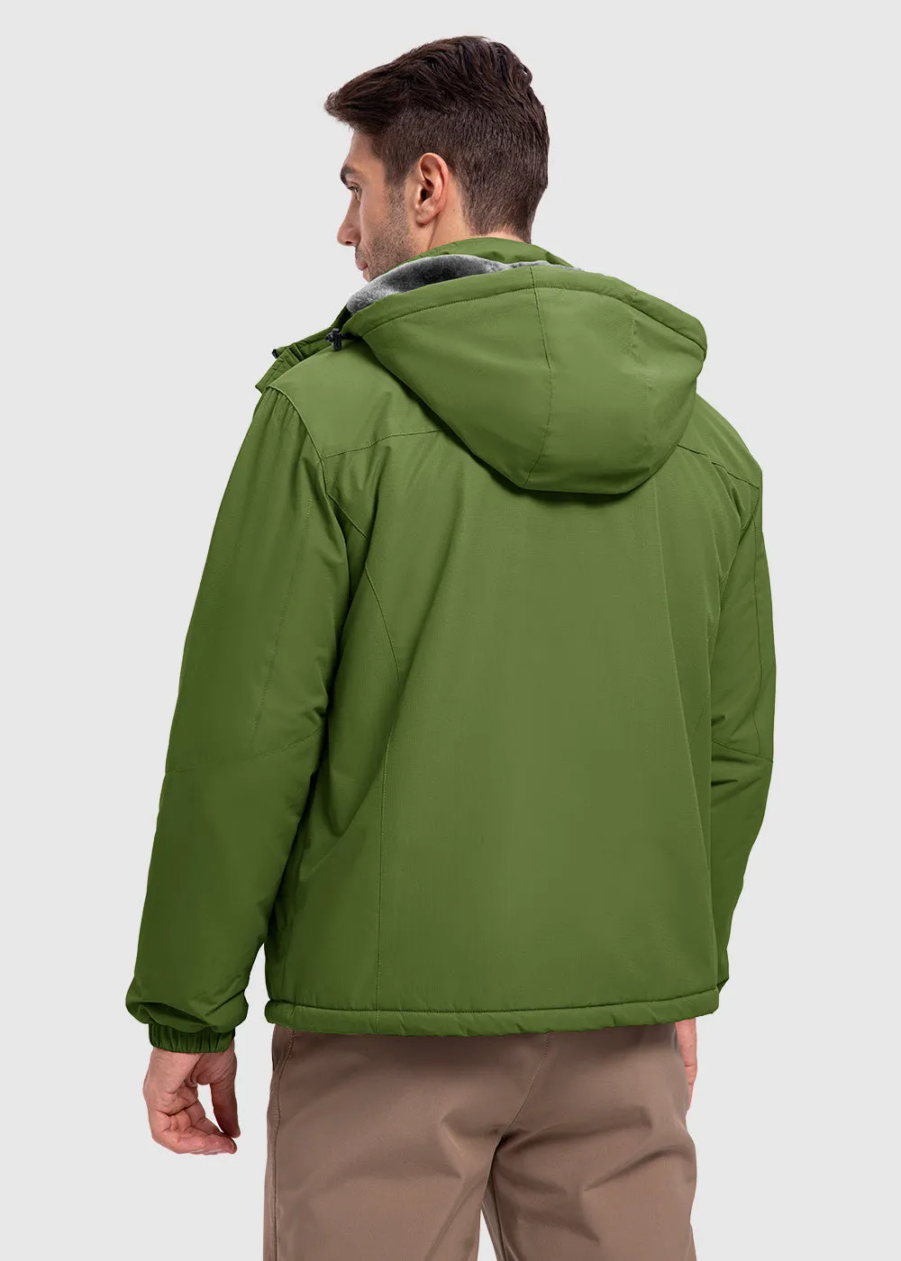 Men's Parka Shell Insulated Snow Ski Jacket