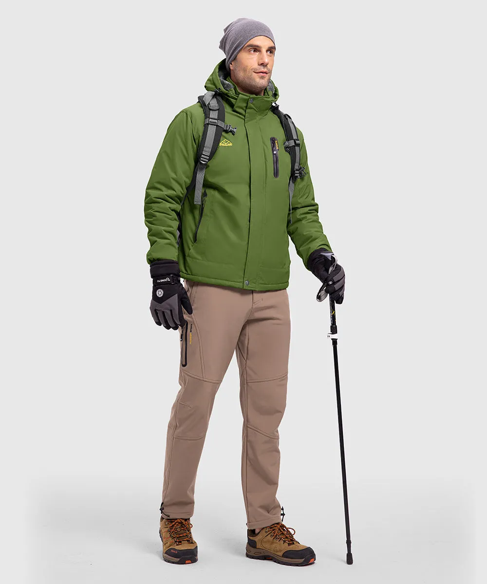 Men's Parka Shell Insulated Snow Ski Jacket