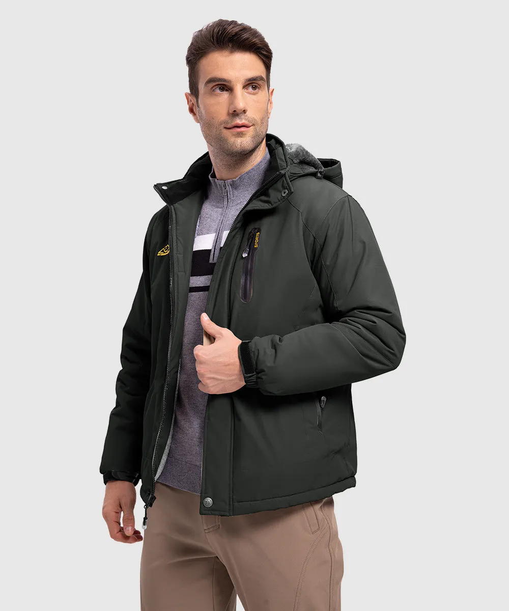 Men's Parka Shell Insulated Snow Ski Jacket